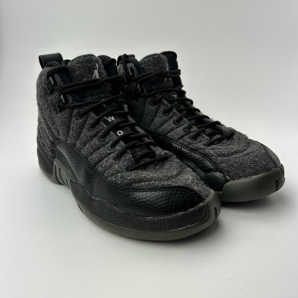 Jordan 12 Wool Shoes Youth Size 5Y Retro Basketball 852626-003
